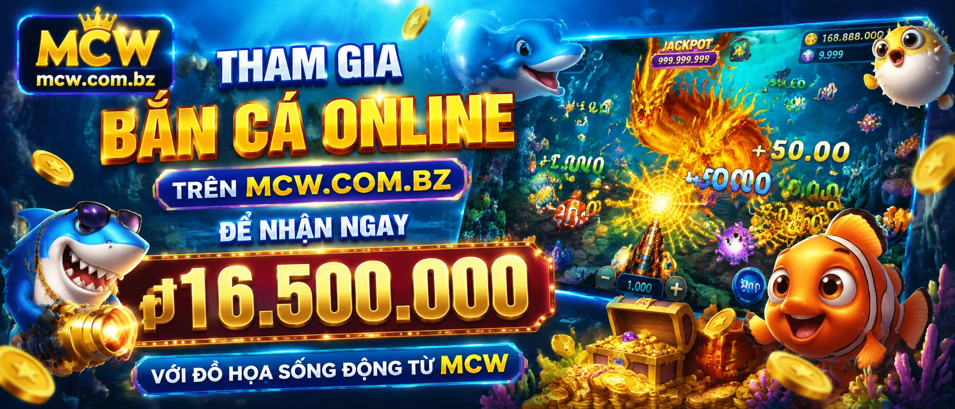 Jackpot fishing game interface